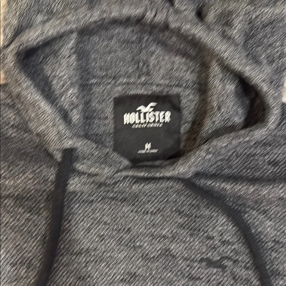 Hollister Dark Gray Hoodie Sweater - Picture 2 of 2